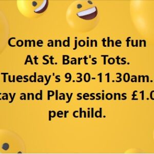 St Bart’s Tots – Tuesdays
