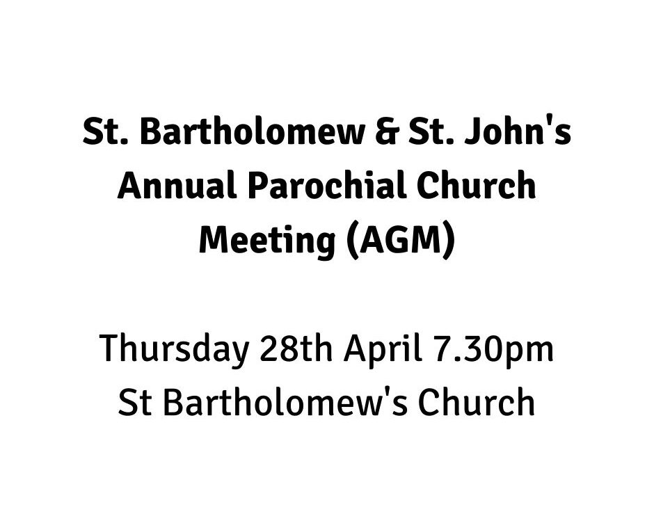 Annual Parochial Church Meeting (AGM)