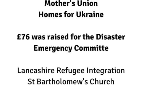 Mother’s Union Meeting – Homes for Ukraine