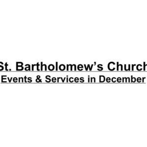 Events and Services in December