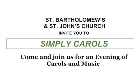 Come and join us for an Evening of Carols and Music