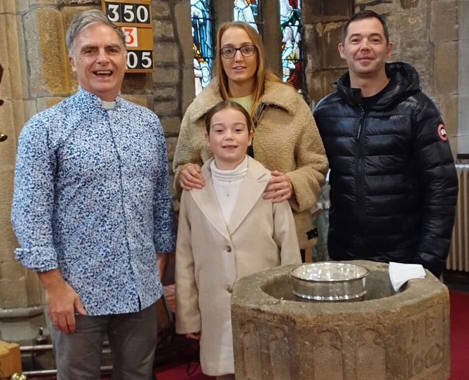 Baptism at breakfast church service Baptism at breakfast church service