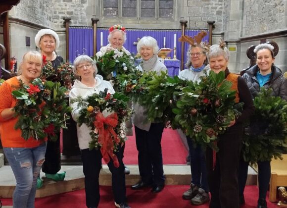 Wreath making and Christmas tree festival Wreath making and Christmas tree festival
