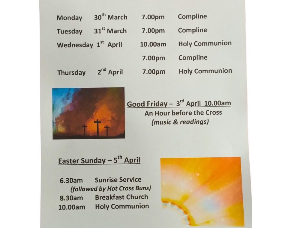 Holy Week Services Holy Week Services